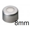 8mm Silver Aluminum PTFE Lined Seal, Pack of 100