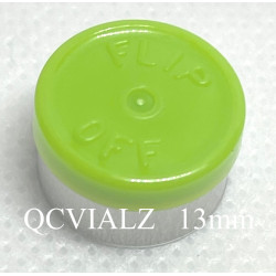Willow Green 13mm Flip Off® Vial Seals, West Pharmaceutical, Bag of 1,000