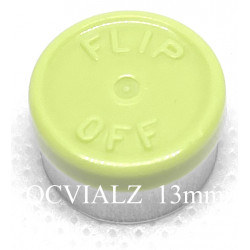 Faded Light Green 13mm Flip Off® Vial Seals, West Pharmaceutical, Bag of...