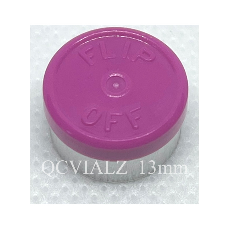 Magenta 13mm Flip Off® Vial Seals, West Pharmaceutical, Bag of 1,000