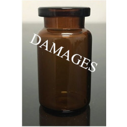 5mL Amber Shorty Serum Vials, Damaged Partial Reams of 240-260pc