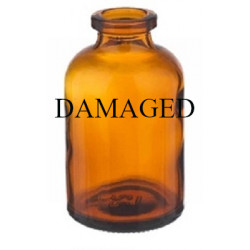 30mL Amber Serum Vials, Damaged Partial Modules of 75-90pc. QCVIALZ catalog no. 61020G-30-partial