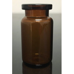 5ml - 6ml Amber 'Shorty' Serum Vials, 22x40mm, Pack of 10