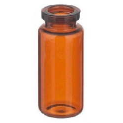5mL Amber Serum Vials, Holds 10mL, 23x47mm, Tray of 288