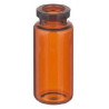 5mL Amber Serum Vials, Holds 10mL, 23x47mm, Tray of 288