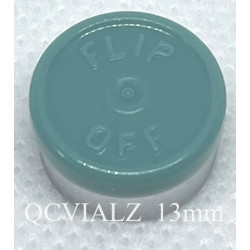 Slate Blue Green 13mm Flip Off® Vial Seals, West Pharmaceutical, Bag of...