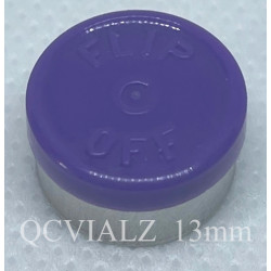 Purple 13mm Flip Off® Vial Seals, West Pharmaceutical, Bag of 1,000