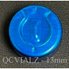 13mm Full Tear Off Aluminum Vial Seals, Sapphire Blue, Bag of 1,000