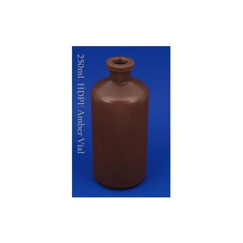 High quality HDPE plastic serum bottle vials manufactured in the USA.