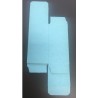 Light Blue Vial Boxes, for 10mL Vials, Pack of 100. Shipped flat - the customer must fold up for use on arrival.