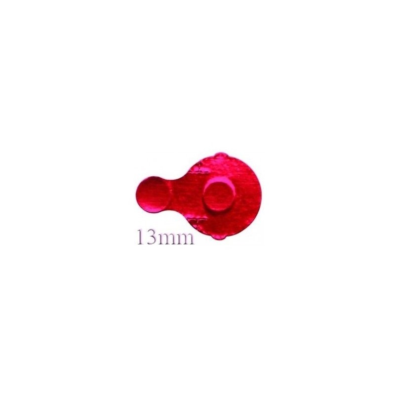 13mm red IVA seal, sterile roll of 1,100 foil seals.