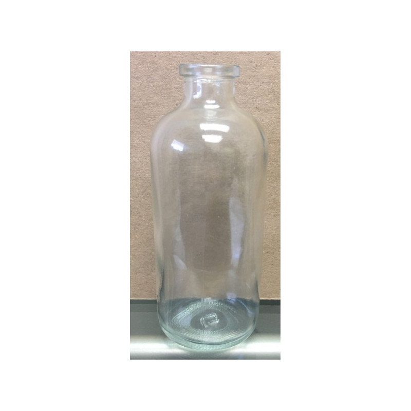 250ml Clear Molded Serum Bottle Vials, 60x145mm, Case of 36