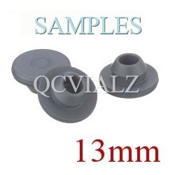 13mm Round Bottom Vial Stopper, Sample Pack of 10 pieces