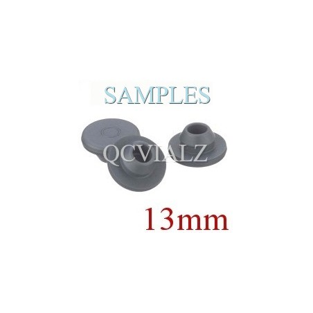 13mm Round Bottom Vial Stopper, Sample Pack of 10 pieces