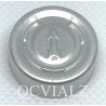 20mm Full Tear Off Aluminum Vial Seals, Natural Silver, Pack of 100
