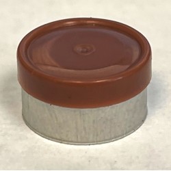 13mm Plain Flip Cap, Generic Quality, Caramel Brown, Bag of 1,000