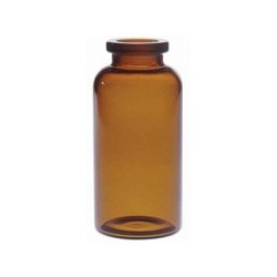 30ml Amber Serum Vials TUBULAR TUBING, 30x86mm, tray of 144