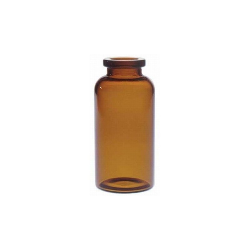 30ml Amber Serum Vials TUBULAR TUBING, 30x86mm, tray of 144
