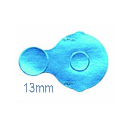 13mm IVA Foil Seal, Blue, Sterile, Roll of 1100 foil seals