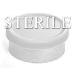 Sterile 20mm Matte Flip Cap Vial Seals, Misty Gray, Bag of 1,000