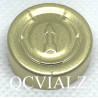 20mm Full Tear Off Aluminum Vial Seals, Gold, Bag of 1,000. QCVIALZ catalog no. CTO20GLD-1K
