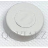 White 20mm Center Tear Out Unlined Aluminum Vial Seals, Pack of 100