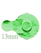 13mm IVA Foil Seal, Green, Sterile, Roll of 1100. Catalog CP3003G