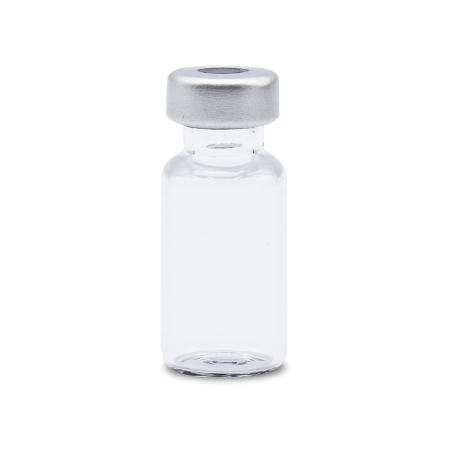 LK 2mL Sterile Serum Vials, Silver Seals, Pack of 100