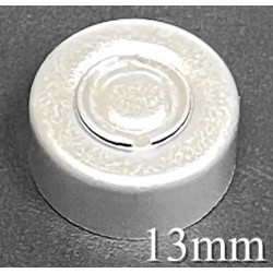13mm Aluminum Vial Seals - Center Tear Out