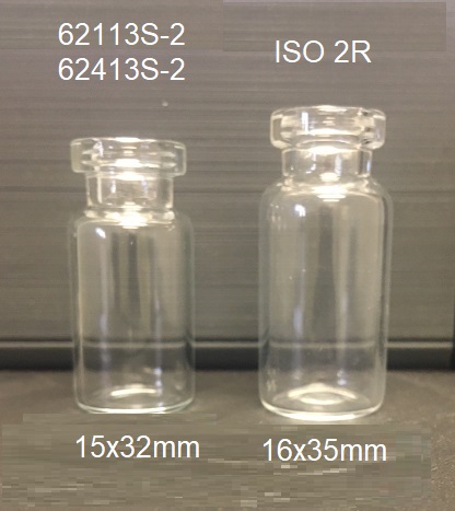 ISO 2R vial comparison