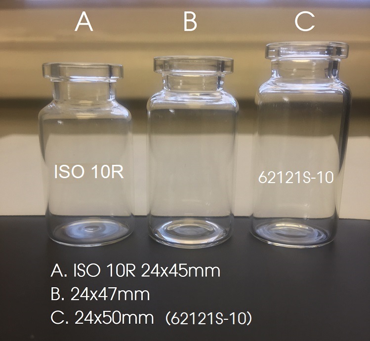 ISO 10R Vial Dimensions Image